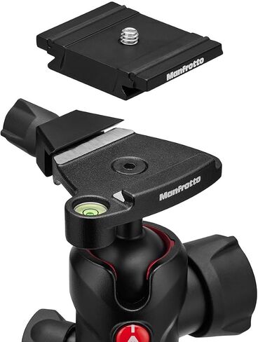 Manfrotto Befree Advanced AS Lever 4-Section Aluminum Travel Tripod Kit with 494 Center Ball Head, Black in Saudi Arabia