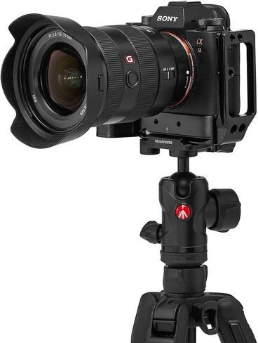 Manfrotto Befree Advanced AS Lever 4-Section Aluminum Travel Tripod Kit with 494 Center Ball Head, Black in Saudi Arabia