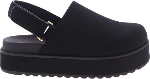 TOP Moda Reno-1 Womens Mule Clogs, Adjustable Strap Slip on Shoes, Soft Faux Suede Upper, Fall Sandals in Saudi Arabia