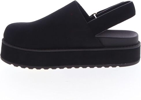 TOP Moda Reno-1 Womens Mule Clogs, Adjustable Strap Slip on Shoes, Soft Faux Suede Upper, Fall Sandals in Saudi Arabia