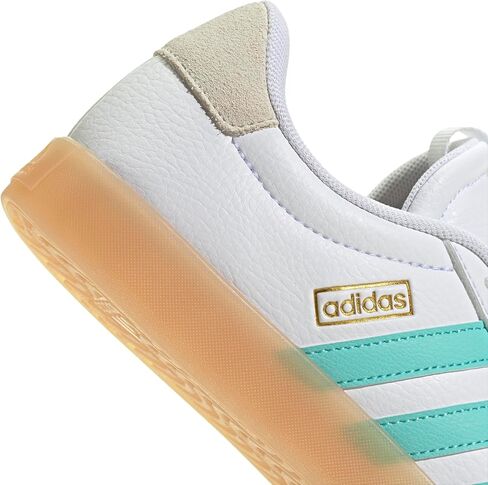 adidas Women's VL Court 3.0 Sneaker, White/Flash Aqua/Alumina, 8.5 in Saudi Arabia