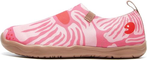UIN Women's Floral Slip On Shoes Colorful Comfortable Lightweight Art Travel Sneakers Casual Loafers in Saudi Arabia
