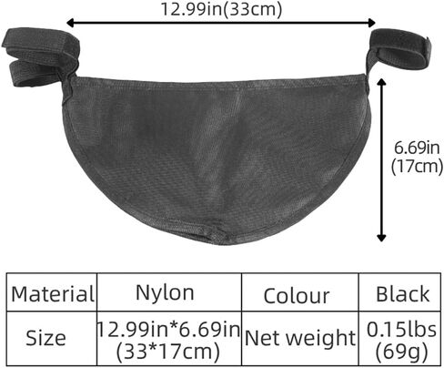 Tripod Stone Bag, Heavy Duty Weighted Sand Bags with 3 Compartments/Hook & Loop Straps, Tripod Sandbag Hammock Stabilizer Fits All Tripods (Black) in Saudi Arabia