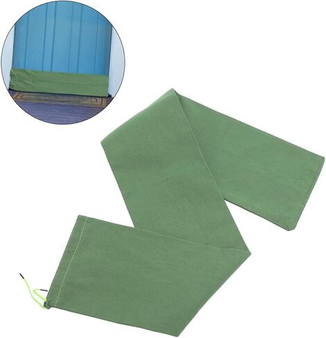 Mikikit 2pcs حواجز الفيضان القابلة لإعادة الاستخدام من أكياس الرمل والاستيعاب الشريط المرن لإعداد سريع in Saudi Arabia