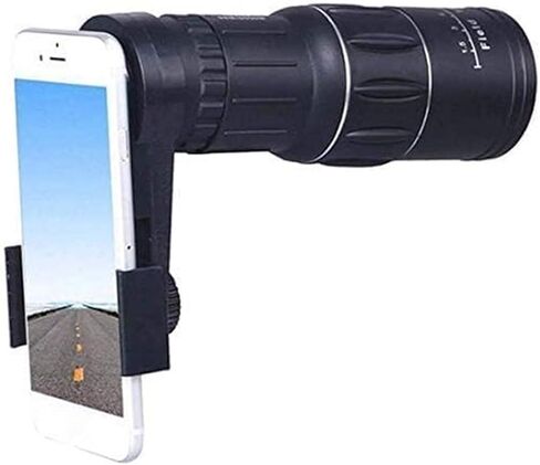 Portable 6X52 Zoom Monocular Telescope - Hand Focus, Coated Optical Glass Lens with Phone Clip and Tripod in Saudi Arabia