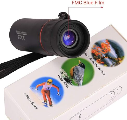 30x25 Monocular Telescope - High Power for Adults, Ideal for Outdoor Events & Bird Watching in Saudi Arabia