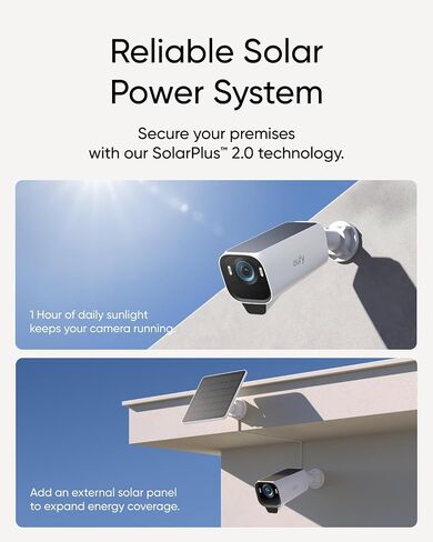 eufy Security eufyCam S3 Pro 3-Cam Kit + SoloCam S340, Solar Camera Outdoor Wireless, MaxColor Night Vision, 360° Pan & Tilt Surveillance, No Blind Spots in Saudi Arabia