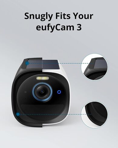 eufy Security eufyCam S330 (eufyCam 3) Add-on Camera with Skin (2-Pack), Security Camera Outdoor Wireless, 4K with Integrated Solar Panel in Saudi Arabia