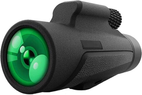 مناظير محمولة عالية الطاقة 10 × 42 مع عدسة بريم BAK4 أحادية اللون مع محول الهواتف الذكية وترايش ترايبود لمشاهدة الطيور الخارجية ، FO in Kuwait