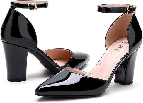 HKL Women's Women's Flocked Tee Pumps Heels Cheels Pumps in Saudi Arabia