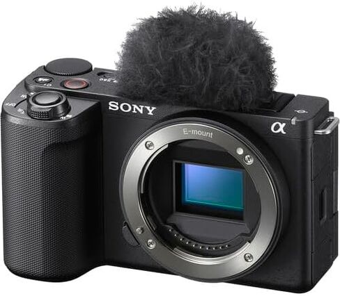 كاميرا Sony Alpha ZV-E10 II بدون مرآة (الجسم فقط ، أسود) (ZVE10M2KB) in Saudi Arabia