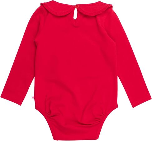 RuffleButts Baby/Toddler Girls Peter Pan Collar Bodysuit One Piece Outfit in Saudi Arabia