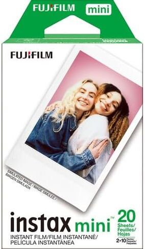 Fujifilm Instax Mini Color Film Bundle for Evo ، Mini 12 ، Mini 11 و Mini 41 Cameras ، تشمل: فيلم ملون فوري ، مجموعة تنظيف وقماش تنظيف (20 تعرضًا) in Kuwait