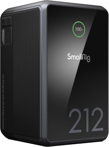SmallRig v Mount Battery VB212 ، 212WH / 14400MAH V Battery مع إخراج 140W ، شحن كامل 2H ، مع USB-C المزدوج ، D-TAP ، منفذ DC ، شاشة رقمية ذكية لضوء الفيديو ، الكاميرا ، كاميرا الفيديو ، شاشة in Saudi Arabia