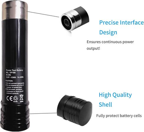 ترقية 3.6V 4000MAH NI-MH بطارية لـ Black & Decker Versapak GALD VP105 VP110 VP130 VP142 VP143 VP100C VP105C VP110C VP7240 بطاريات الطاقة in Kuwait