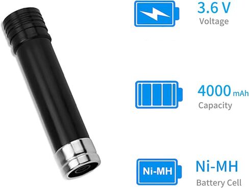ترقية 3.6V 4000MAH NI-MH بطارية لـ Black & Decker Versapak GALD VP105 VP110 VP130 VP142 VP143 VP100C VP105C VP110C VP7240 بطاريات الطاقة in Kuwait