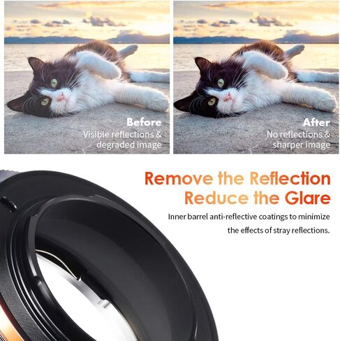 EOS-M4/3 Lens Adapter + Dual-Purpose Lens Pouch Bag in Saudi Arabia