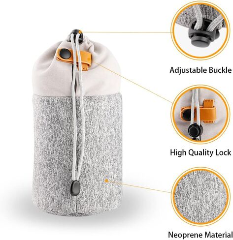 EOS-M4/3 Lens Adapter + Dual-Purpose Lens Pouch Bag in Saudi Arabia