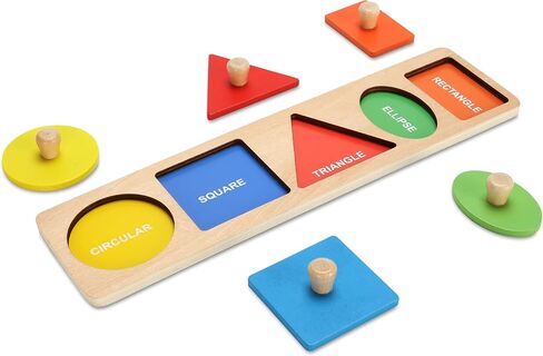 Montessori First Jumbo Knob Fachles For For Toddlers ، Montessori Multip Peg Fass Postr in Kuwait