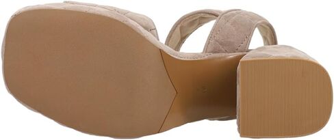 Vaneli Womens Moppet Quilted Canlet Contrap Platform Sandals عرضية غير رسمية منتصف الكعب 2-3 " - أسود in Kuwait