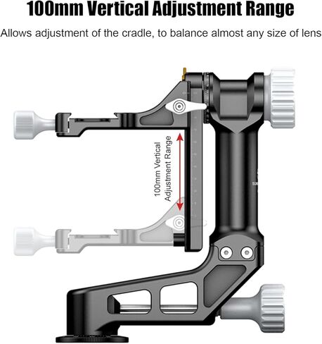 GH-02 Gimbal Head Aluminium Load 66 LBS (30 KGS in Kuwait