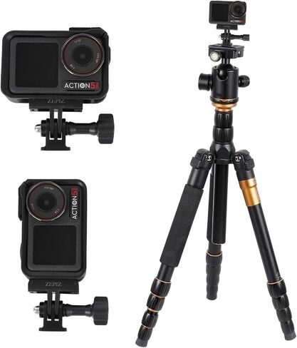 Quick Release Adapter for DJI Osmo Action 5 Pro, Magnetic Mount with 1/4" Tripod Adapter Compatible with DJI Osmo Action 5 Pro, Osmo Action 4, and Osmo Action 3 in Saudi Arabia