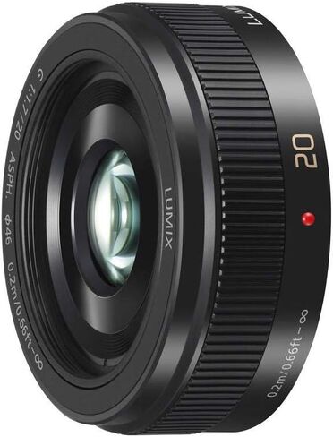 Panasonic Lumix G 20mm F/1.7 II Lens Aspherical for Micro Four Thirds ، Black ، حزمة مع الملحقات in Saudi Arabia