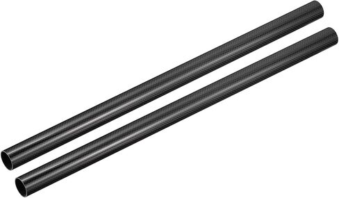 MECCANIXITY Carbon Fiber Tubes, 500mm x 40mm x 37mm 3K Hollow Carbon Wrapped Tubing Round Plain Weave Glossy Surface for Quadcopter Pack of 2 in Saudi Arabia