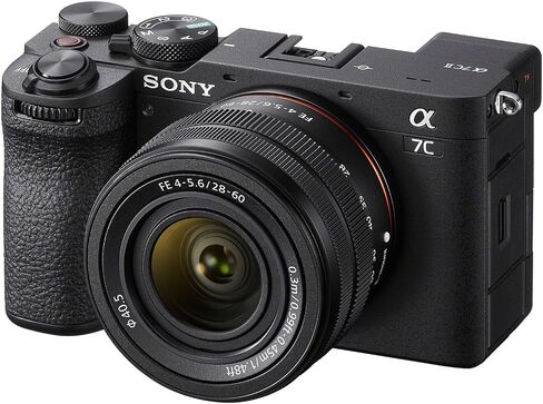 Sony a7C II Mirrorless Camera with FE 28-60mm f/4-5.6 Lens + 128 GB Memory + Extra Battery + Camera Case + Tripod + More (19pc Bundle) in Saudi Arabia