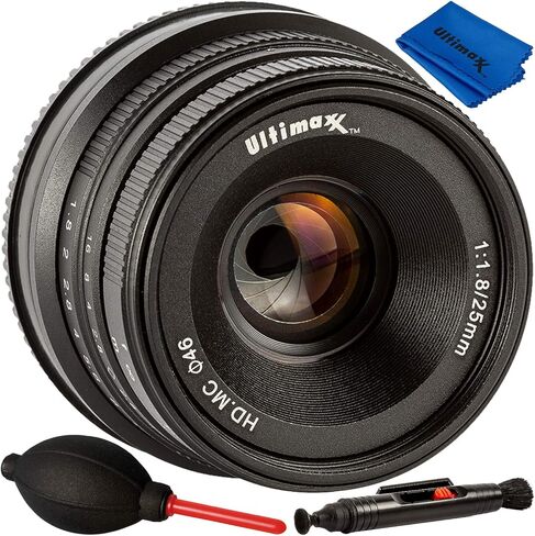 Ultimaxx 25mm f/1.8 مجموعة العدسات اليدوية لـ Sony FS7 ، FS7M2 ، FS5 ، FS5M2K ، A9 ، A99II ، A7 ، A7II ، A7R ، in Saudi Arabia