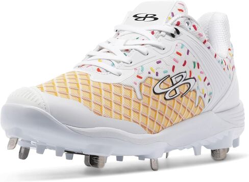 Boombah Viper Women's Metal Cleat - Ice Cream Pitching Toe - خيارات ألوان متعددة - أحجام متعددة in Kuwait