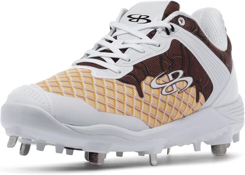 Boombah Viper Women's Metal Cleat - Ice Cream Pitching Toe - خيارات ألوان متعددة - أحجام متعددة in Kuwait