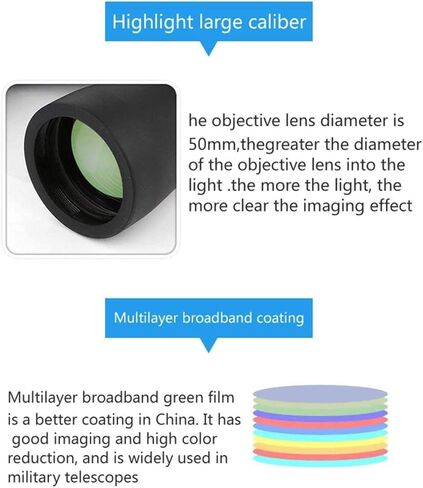 أحاديات التلسكوب عالية الطاقة 4K 10-300x40mm Super Teapto Zoom Moaterproof Monocular مع حامل الهاتف الذكي وترايبود لمشاهدة الطيور مناظير in Saudi Arabia