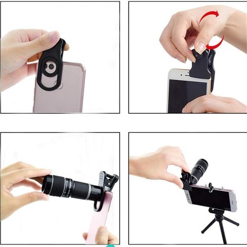 Binoculars 18x Telescope BAK4 Phone Lens Monocular Outdoor Concert Camping Monocular 10.5x3.5cm Suitable for Outdoor Travel and Play in Saudi Arabia