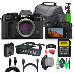 حزمة جسم الكاميرا الرقمية Fujifilm X-T50 مع بطاقة ذاكرة SDX-II SDXC صعبة 64 جيجا بايت SF-M. in Kuwait