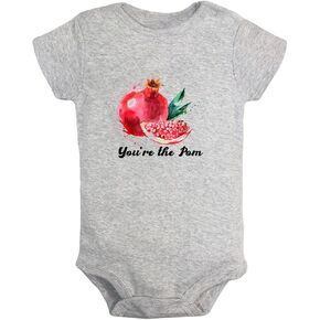 idzn أنت The Pom Rompers ، ملتزمات الأطفال حديثي الولادة ، حليمة الرمان الرضع ، من 0 إلى 24 شهرًا أطفالًا من قطعة واحدة in Kuwait