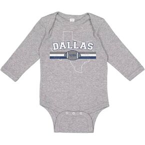 TATY Kids Dallas Sports Long Sleeve Baby Infant Bodysuit in Saudi Arabia