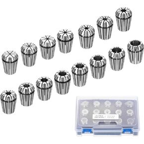 Harfington 15pcs Spring Collet Chuck Er25 2mm-20mm 65mn Veter Steel Collets for CNC Engraving Milling Tool in Kuwait