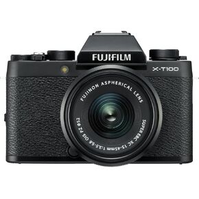 الكاميرا الرقمية FUJIFILM X-T100 بدون مرآة مع عدسة عدسة OIS PZ-Black in Kuwait