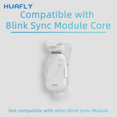Huafly Wall Mount for Blink Sync Module Core Outdoor & Indoor Blink Sync Module Mount No Drilling No Messy Bblink Sync Mount (MODULE MOUNT) in Kuwait
