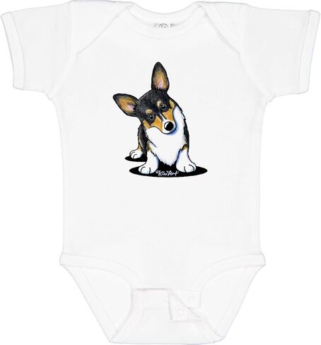 inktastic tri color corgi babysuit - kiniart in Kuwait