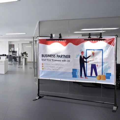 Yescom Instahibit LED Light Adjustable for Retractable Banner Stand Trade Show Exhibition Booth 4 Packs in Kuwait