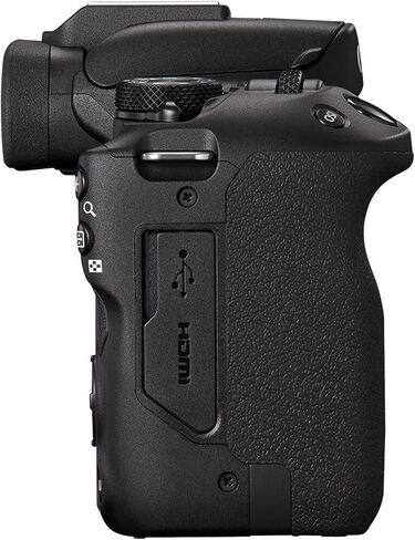 Canon EOS R50 Mirrorless Camera مع 18-45 مم هي عدسة STM و 55-210 مم عدسة STM + LED Video Light ، 2pc 64GB الذاكرة ، عدسة Wideangle وعدسة تليفوتوغرافية ، ترايبود ، حالة ، مرشحات وأكثر (متجددة) in Saudi Arabia