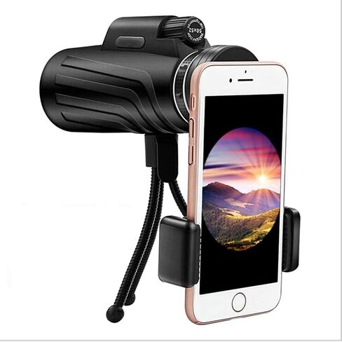 12x50 High Power BAK4 Binoculars with Smartphone Clip Tripod Wildlife Bird Watching Camping in Saudi Arabia