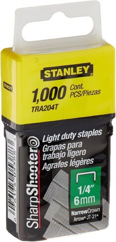Stanley Tra204t 1/4 بوصة ضوئية دته الضيقة تاج المواد الغذائية ، حزمة 1000 (4 حزمة) in Saudi Arabia