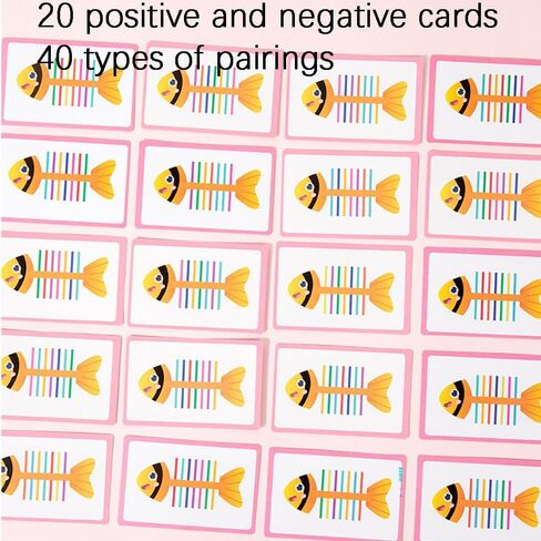 Fine Motor Training Color Matching Toys Fishbone Montessori Teaching Aids Young Children Kindergarten Early Education Toys in Saudi Arabia