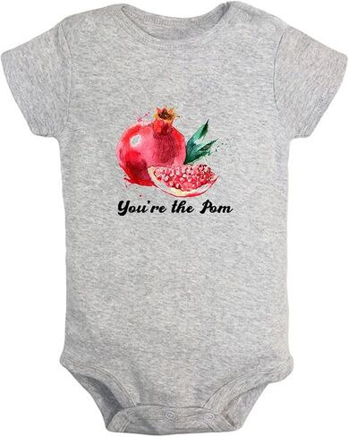 idzn أنت The Pom Rompers ، ملتزمات الأطفال حديثي الولادة ، حليمة الرمان الرضع ، من 0 إلى 24 شهرًا أطفالًا من قطعة واحدة in Saudi Arabia
