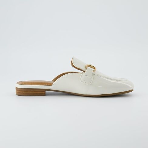 CUSHIONAIRE Women's Yates Buckle Slip On Mule +Memory Foam, Wide Widths Available in Saudi Arabia