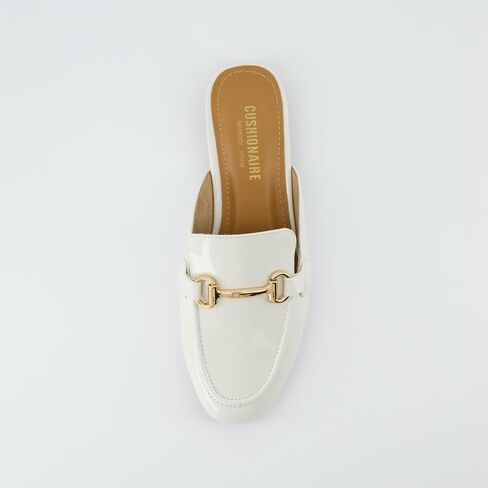 CUSHIONAIRE Women's Yates Buckle Slip On Mule +Memory Foam, Wide Widths Available in Saudi Arabia