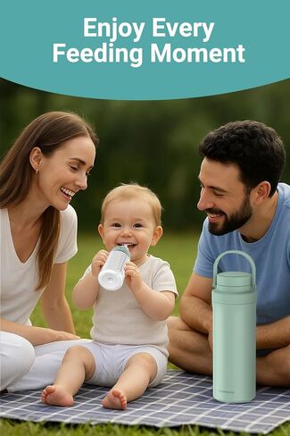 Koalababy Portable Breast Milk Cooler 22oz – 24-Hour Cooling, with 2 Bottles for Breastmilk Storage, Insulated Chiller for Work & Travel, Larger Capacity for Breastfeeding Moms in Kuwait